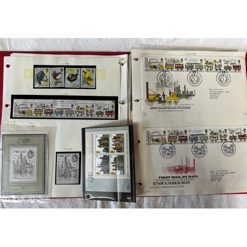 678 - GB and world stamps in seven albums, comprising one album of GB and Isle of Man from late 1970's to ... 