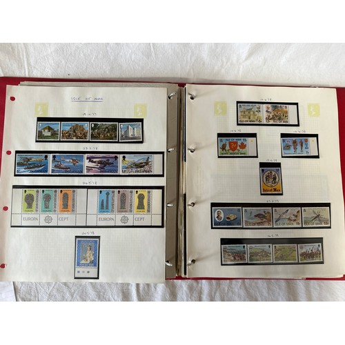 678 - GB and world stamps in seven albums, comprising one album of GB and Isle of Man from late 1970's to ... 