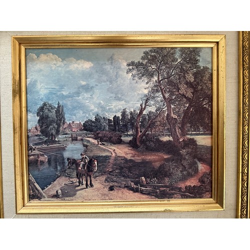 1366 - Two oil paintings, Arncliffe by Jean Barker, image size 30 x 40cm, other signed indistinct and 2 pri... 