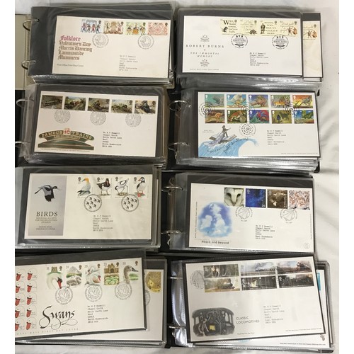 682 - FDC albums containing 1981-2005 mainly Edinburgh Bureau special cancellations.