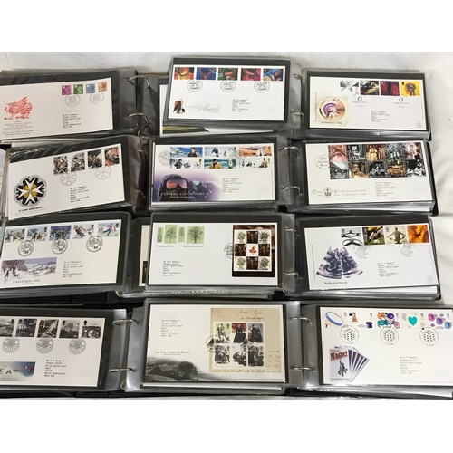 682 - FDC albums containing 1981-2005 mainly Edinburgh Bureau special cancellations.