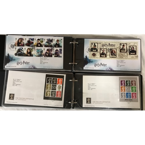 684 - Two FDC albums containing mid 2016-2019.