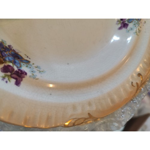 271 - Eight various 19th and early 20thC muffin dishes to include Crescent, Coalport, Royal Crown Derby an... 