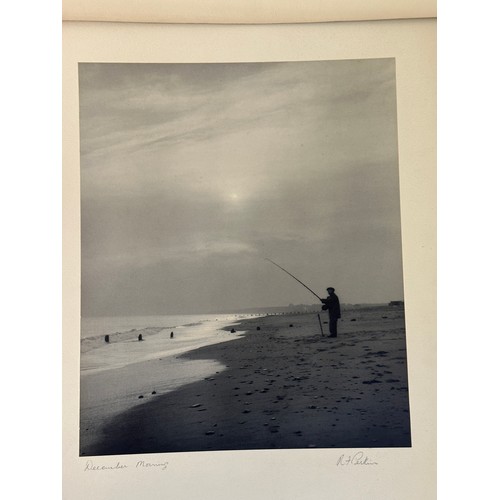 113 - Four coastal photographs  by R. F. Perkin to include 'December Morning'. Landscape photograph 29.5 x... 