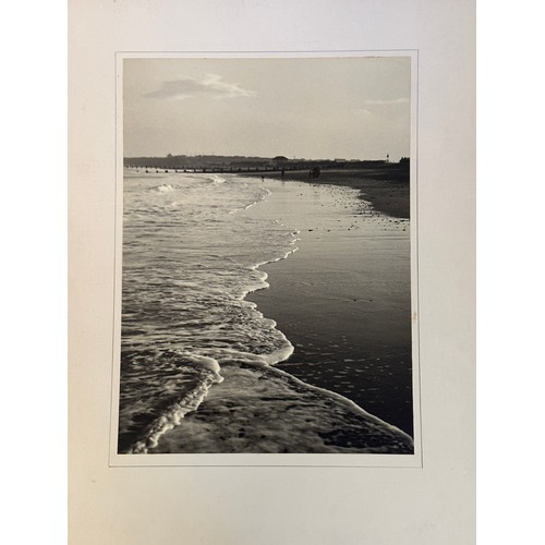 113 - Four coastal photographs  by R. F. Perkin to include 'December Morning'. Landscape photograph 29.5 x... 