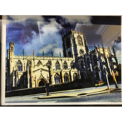 116 - Two framed colour photographs of St Mary's Church, Beverley one numbered 10/50, one 4/50 image size ... 