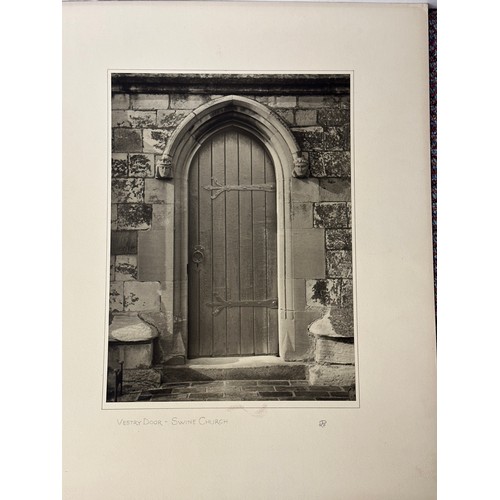 89 - Seven photographs by R.F. Perkin to include 3 of Swine Church, 3 Hemingbrough and St. Margaret's, Th... 