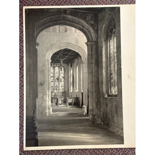 89 - Seven photographs by R.F. Perkin to include 3 of Swine Church, 3 Hemingbrough and St. Margaret's, Th... 