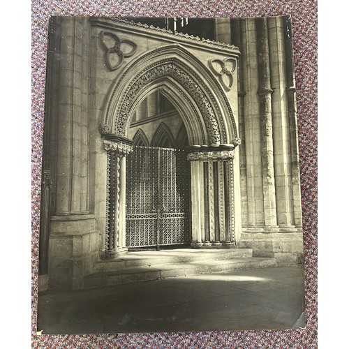 95 - Eleven photographs by R.F. Perkin depicting Lincoln Cathedral interiors, largest 51 x 40.