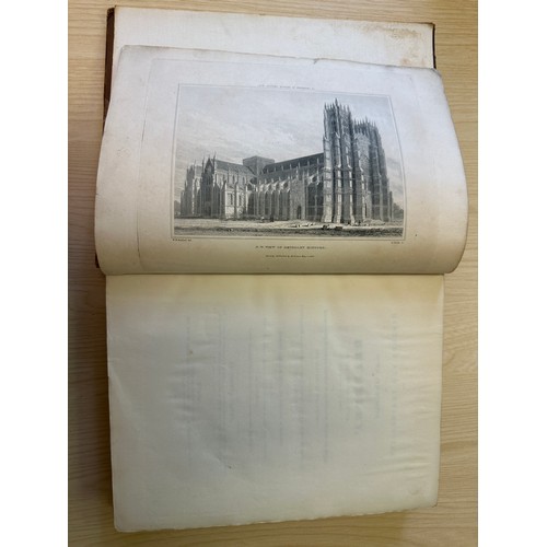 103 - A Quarto leather bound copy of Oliver's 'History and Antiquities’ of Beverley 1829'