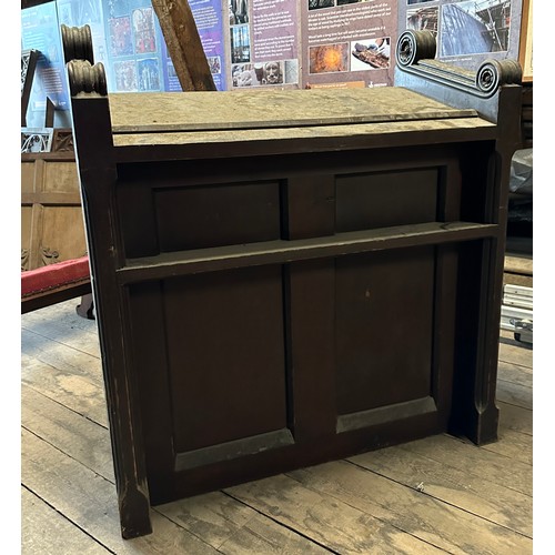 165 - The vicar’s stall ex Beverley Minster,  heavily carved in oak with gothic arches and Yorkshire rose,... 