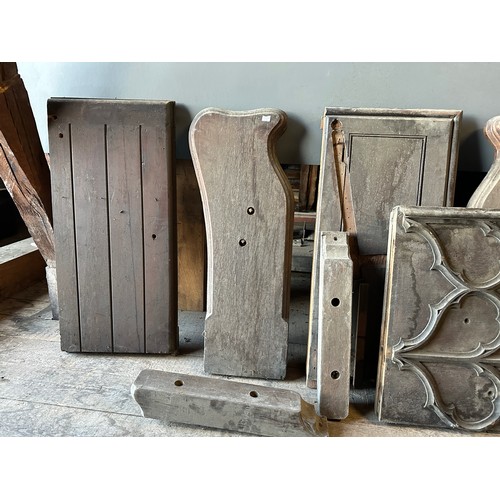 168 - Various carved oak ex Beverley Minster to include pew ends etc.