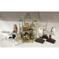 Figurine Franklin Mint 1985 – Mésanges Par Peter Barrett (Porcelaine, 9x12 Cm)