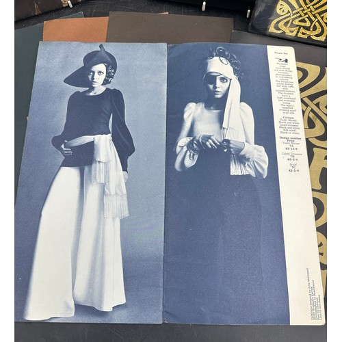 1246 - Biba- Five fashion catalogues circa 1960's/1970's, Biba advertising newspaper September 1973, the Bi... 