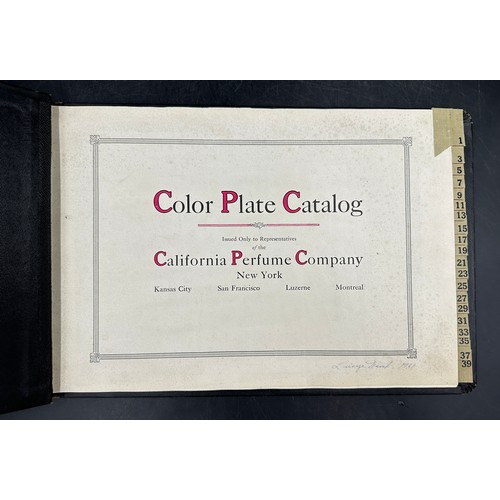 1248 - A 'Color Plate Catalog' Issued Only to Representatives of the California Perfume Company, 40 lithogr... 