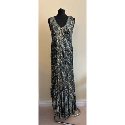 sachin and babi light blue dress Small 1930s Blue Dress Bias Cut Rhinestone Slit Long Sleeve Evening Go –  Style & Salvage