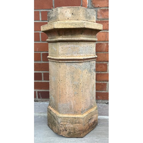 1349 - A 19thC chimney pot 70cm h.