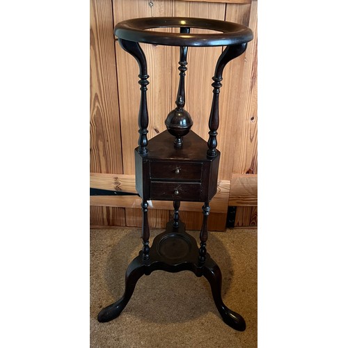 105 - Reproduction tripod washstand 83cm h.