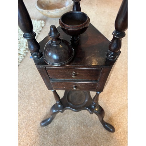 105 - Reproduction tripod washstand 83cm h.