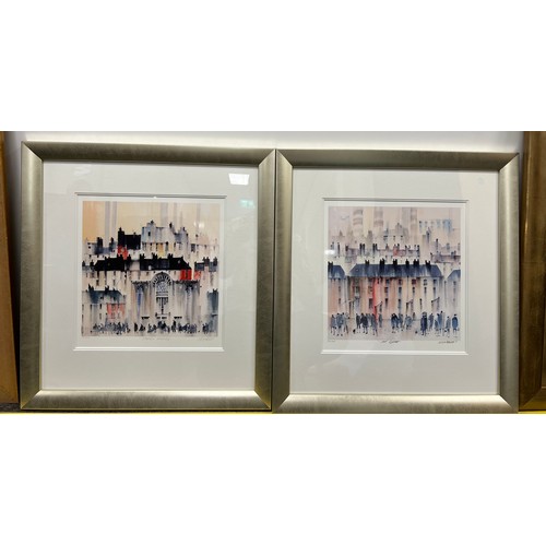 1298 - Sue Howells, a pair of limited edition prints, framed and glazed, signed in pencil, Housey Housey 18... 