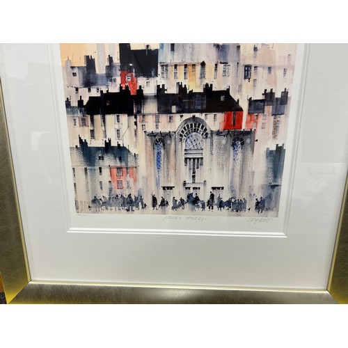 1298 - Sue Howells, a pair of limited edition prints, framed and glazed, signed in pencil, Housey Housey 18... 