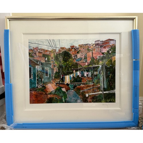 1302 - Bob Dylan (American 1941-) Favela Villa Broncos - The Brazil Series, artist pencil signed limited ed... 