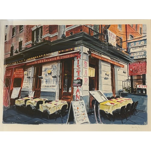 1303 - Bob Dylan (American 1941-) Little Italy, Lower Manhattan from The Beaten Path Series. A giclée print... 