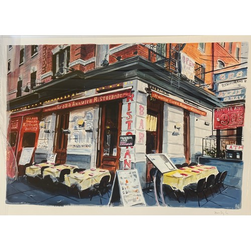 1303 - Bob Dylan (American 1941-) Little Italy, Lower Manhattan from The Beaten Path Series. A giclée print... 