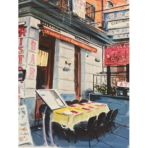 1303 - Bob Dylan (American 1941-) Little Italy, Lower Manhattan from The Beaten Path Series. A giclée print... 