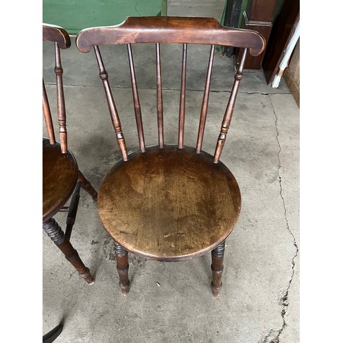 10B - Four various 19thC and early 20thC chairs to include Victorian ebonised and gilded chair, Edwardian ... 