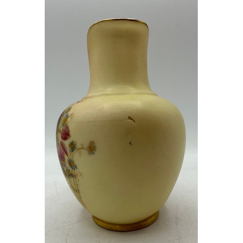 140 - Royal Worcester Blush Ivory to include four jugs shape number 1094, tallest 12.5cm and a lidded potp... 