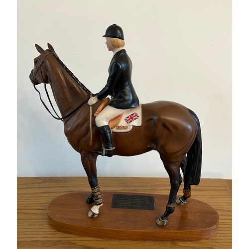 198 - Beswick Connoisseur model Horse and Jockey, Ann Moore on Psalm, model No. 2535.