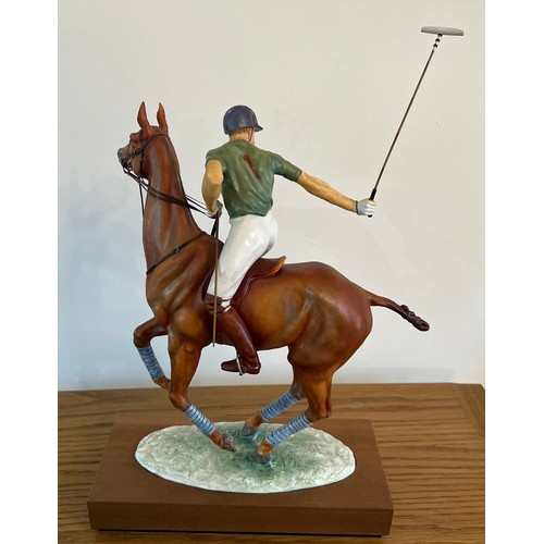 204 - Royal Worcester 'His Royal Highness Prince Charles on 'Pan's Folly', by Lorne McKean, limited editio... 