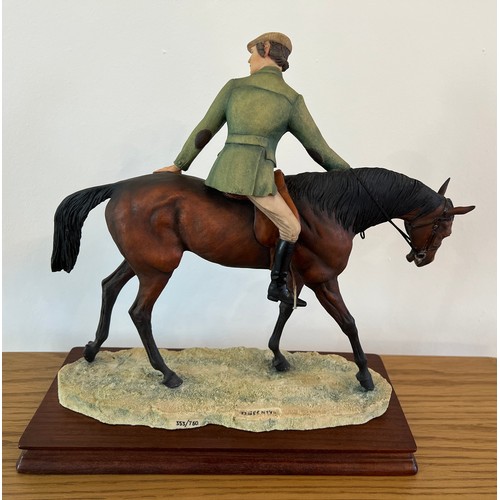 289 - Border Fine Arts 'Riding Out', model No. L81. 353/750 by David Geenty, on wood base.