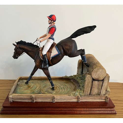 298 - Border Fine Arts 'Cross Country', model No. B0319. 208/850. By Rob Donaldson, on wood base, with cer... 