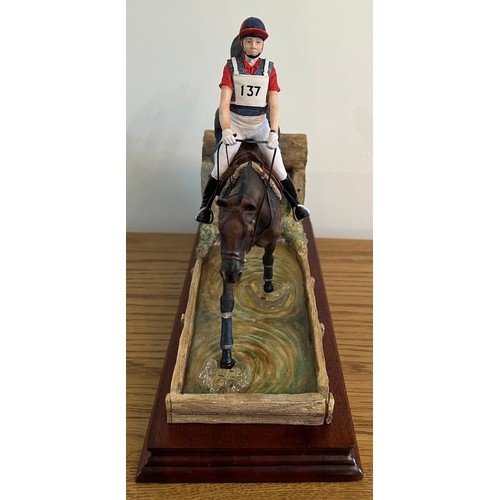 298 - Border Fine Arts 'Cross Country', model No. B0319. 208/850. By Rob Donaldson, on wood base, with cer... 