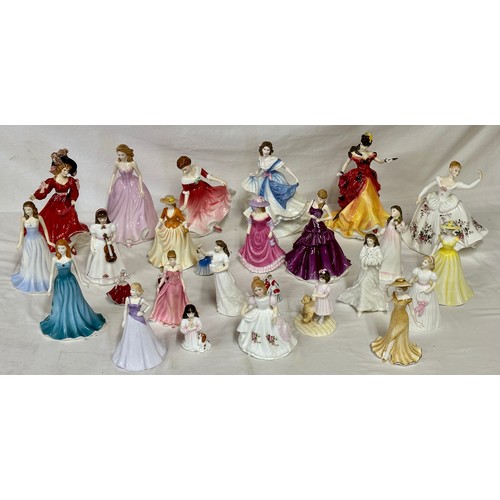 174 - Large quantity of Royal Doulton figurines : Naomi HN4661, My Best Friend HN3011, Samantha HN4043, Sh... 