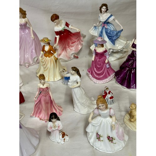 174 - Large quantity of Royal Doulton figurines : Naomi HN4661, My Best Friend HN3011, Samantha HN4043, Sh... 