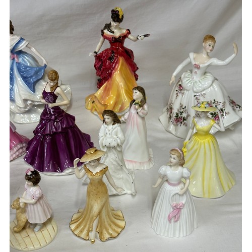 174 - Large quantity of Royal Doulton figurines : Naomi HN4661, My Best Friend HN3011, Samantha HN4043, Sh... 