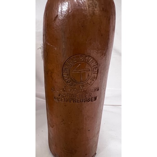 1341 - Various stoneware and glass bottles to include Barrow Bottling Co. Ltd. Stone Ginger Beer, Hollows &... 