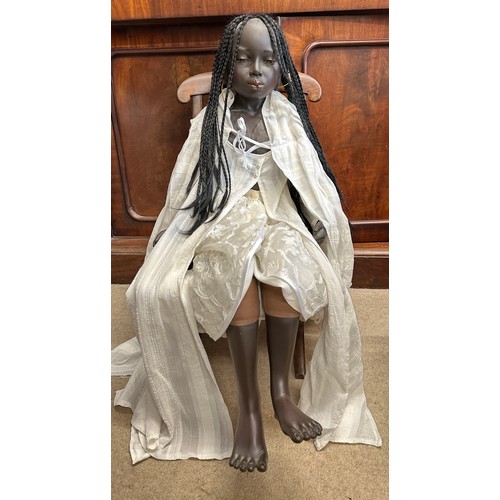 1062 - A Gotz Designer Doll, NKIKE II, produced in 1996 and designed by doll artist Philip Heath, with fixe... 