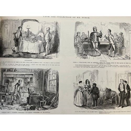 1056 - Pictures from Punch 1855, Leech cartoons ‘Picures of Life and Character’ and second series 1857.