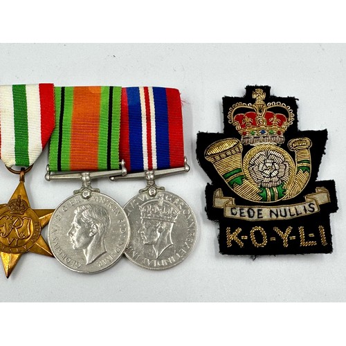 1200 - A Multi-Campaign medal group to include The 1939-1945 Star, The Atlantic Star, The Africa Star, The ... 