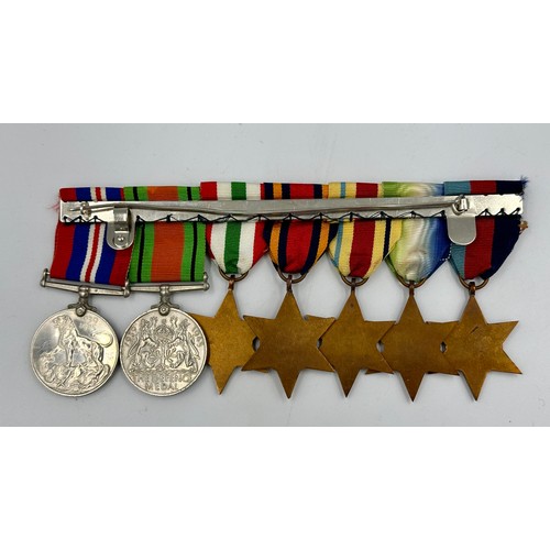 1200 - A Multi-Campaign medal group to include The 1939-1945 Star, The Atlantic Star, The Africa Star, The ... 