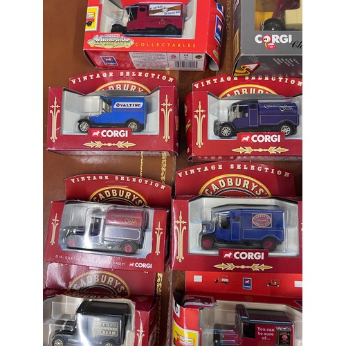 1087 - Corgi, various Diecast models to include 61211 Mr. Bean, Corgi Classics. Corgi Cadburys' Chocolate, ... 