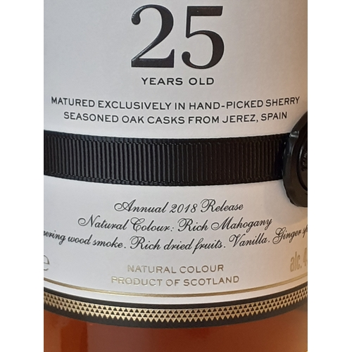 1122 - MACALLAN 25 Year old - 2018 Release.