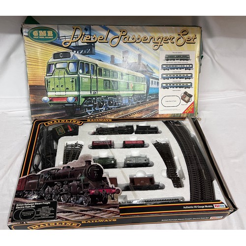 1092 - A Great Model Railways Diesel Passenger Train Set and a Mainline Palitoy British Railways Steam Frei... 