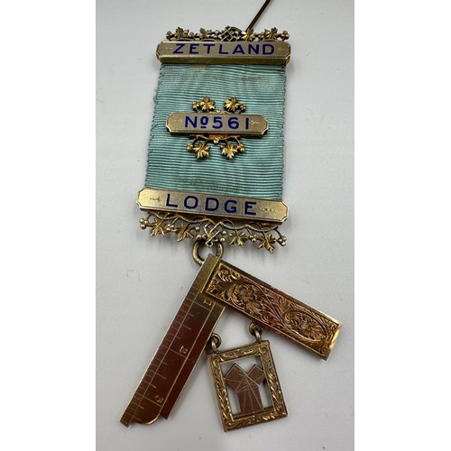 1276 - A group of 14 Masonic medals to include a silver and gilt Zetland Lodge No 561 For Services Rendered... 