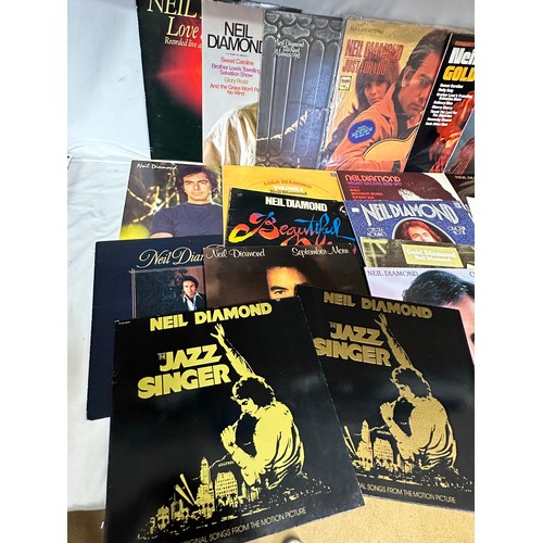 1217 - A collection of 23 Neil Diamond LP's to include Beautiful Noise, Just For You, The Jazz Singer x 2, ... 