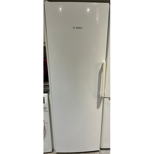 1248 - A Bosch high fridge with single door. 59cm w x 176cm h.